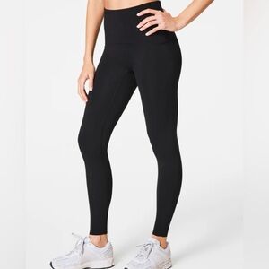 High-Waisted Black Leggings